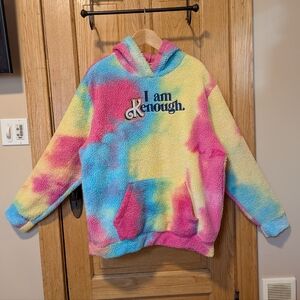 I Am Kenough XXL rainbow fleece shirt Barbie